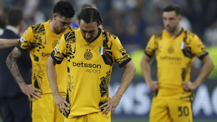 Performa Inter Milan Menurun Drastis, Treble Jadi Mimpi Pecah
