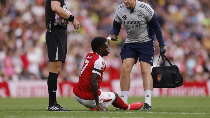 Cedera Saka Jelang Derbi Liverpool, Arsenal Kehilangan Pilar Kunci