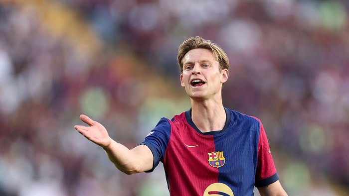 De Jong Hilang dari Latihan Barca, Apakah Cedera Perut Menghambat El Clasico?