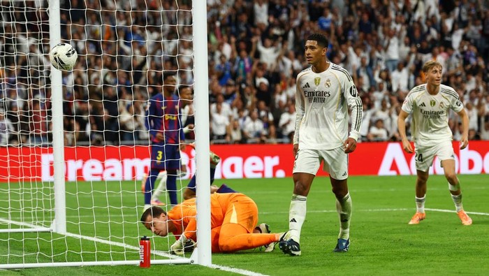 Real Madrid Vs Barcelona: Mbappe & Bellingham Menangkan Los Blancos 2-1 - Update 1